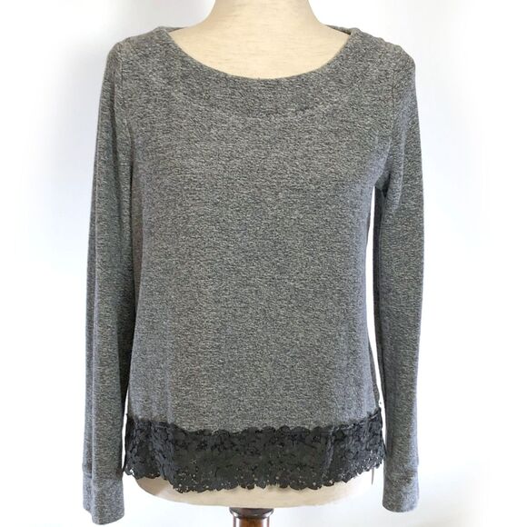 Chico's Zenergy Gray Heavy Knit Pullover SM/4 Top - Picture 1 of 8